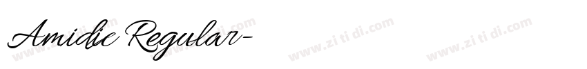 Amidic Regular字体转换 Amidic Regular字体转换